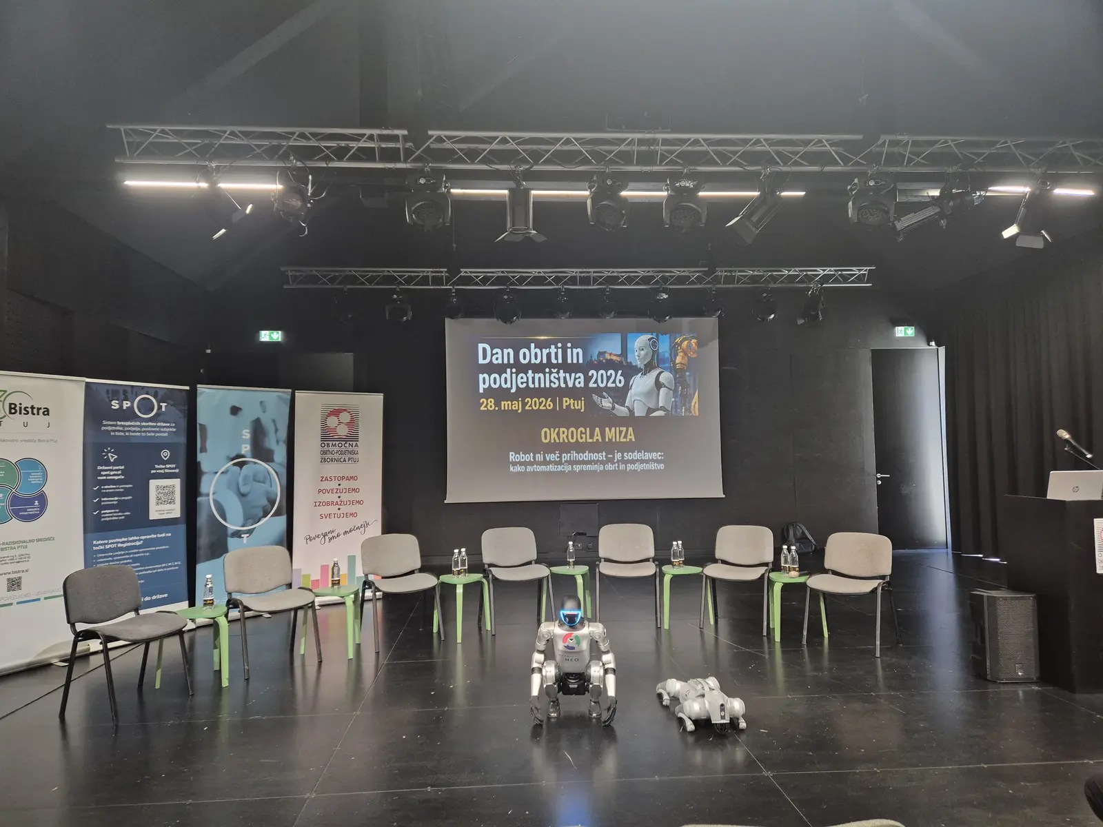 Dan obrti in podjetništva 2026 — round table on automation.